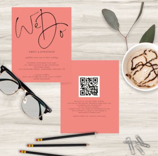 All-In-One Wedding Invitations